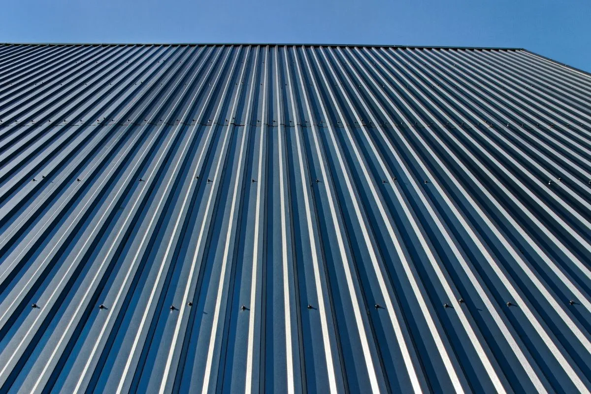 Grey Metal Roof Recently Cleaned By Roof Cleaning Experts